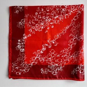 Vintage Vera Orange Bubble Print Scarf